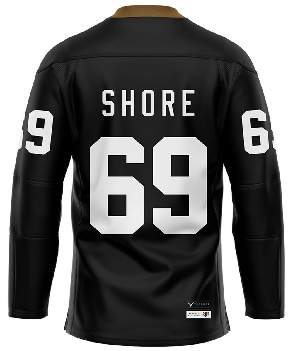 Shore 69 Black Sudbury Bulldogs Hockey Jersey – Letterkenny Official ...