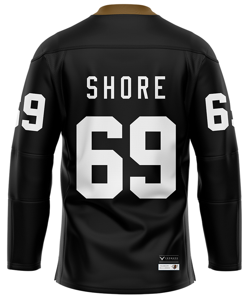 SHORESY Sudbury Bulldogs TV Series Black Hockey Jersey with your Name –  NEXT Pro Shops