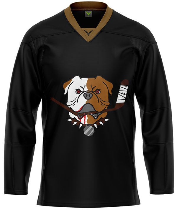 Black Sudbury Bulldogs Hockey Jersey